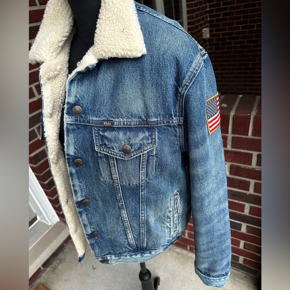 Polo Ralph Lauren - Rigid Denim Tucker Jacket SM 🧥 - Picture 4 of 8